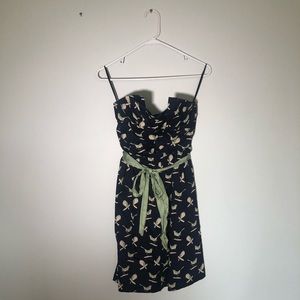 Anthropologie Women’s Anthro Poridge Bird Dress